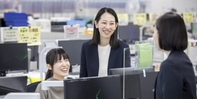 融資事業部門の様子