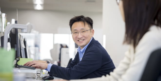 物流事業部門の様子